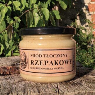 Miód Rzepakowy TŁOCZONY 2026/ 400 g