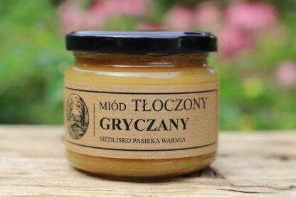 Miód Gryczany TŁOCZONY 400g
