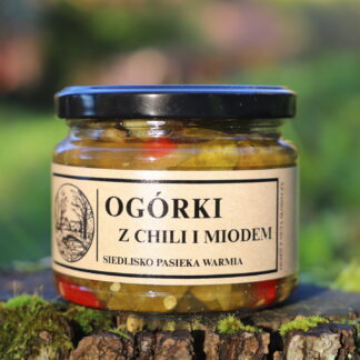 Ogórki z chili i miodem